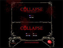 Tablet Screenshot of collapse-game.com